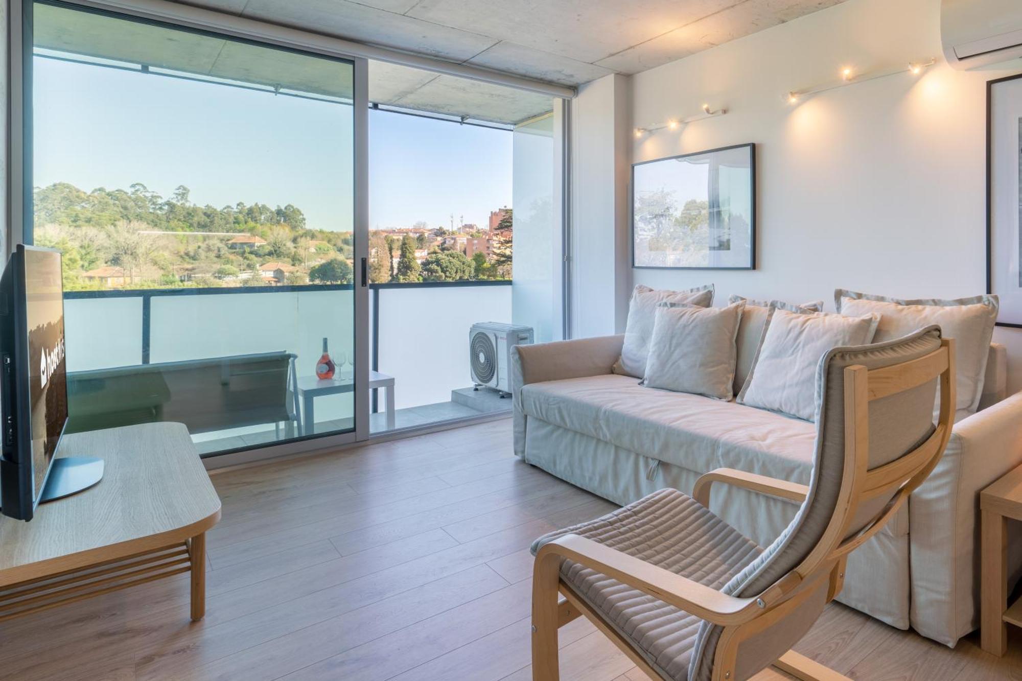 Host Wise - Luxurious Impressive Apartment - Balcony And Pool บีลาโนวาเดกายา ห้อง รูปภาพ